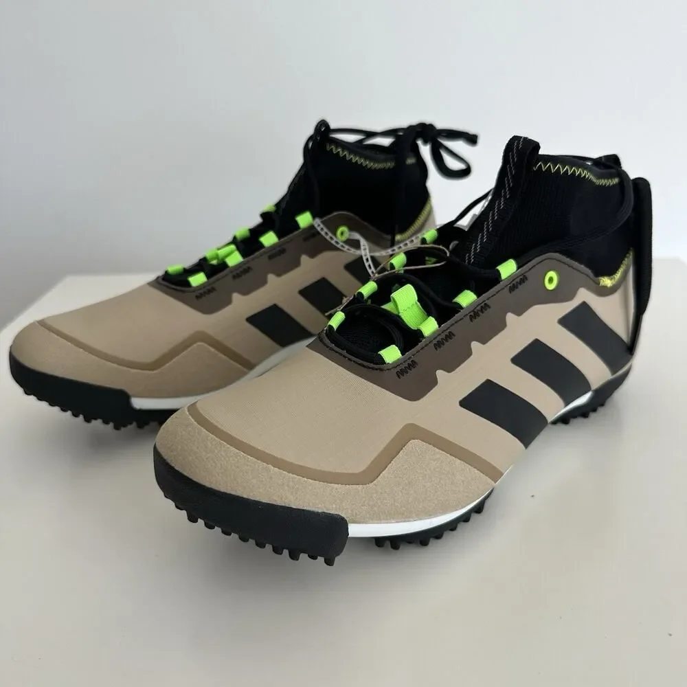 Adidas The Gravel Cycling Shoe Mens 8 Hiking Sneakers Beige Black GX1664 Women 9